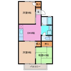 久居駅 徒歩13分 2階の物件間取画像